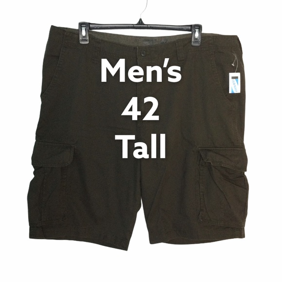 Old Navy Other - Old Navy 42 Tall Cargo Utility Shorts Brown NWT